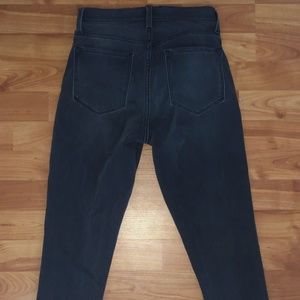 dark black skinny jeans